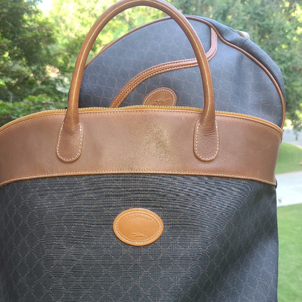 Vtg longchamp Steamer TOte only